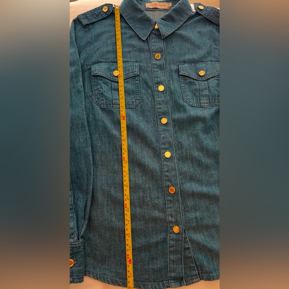 Tory Burch Denim Shirt - Picture 6 of 10